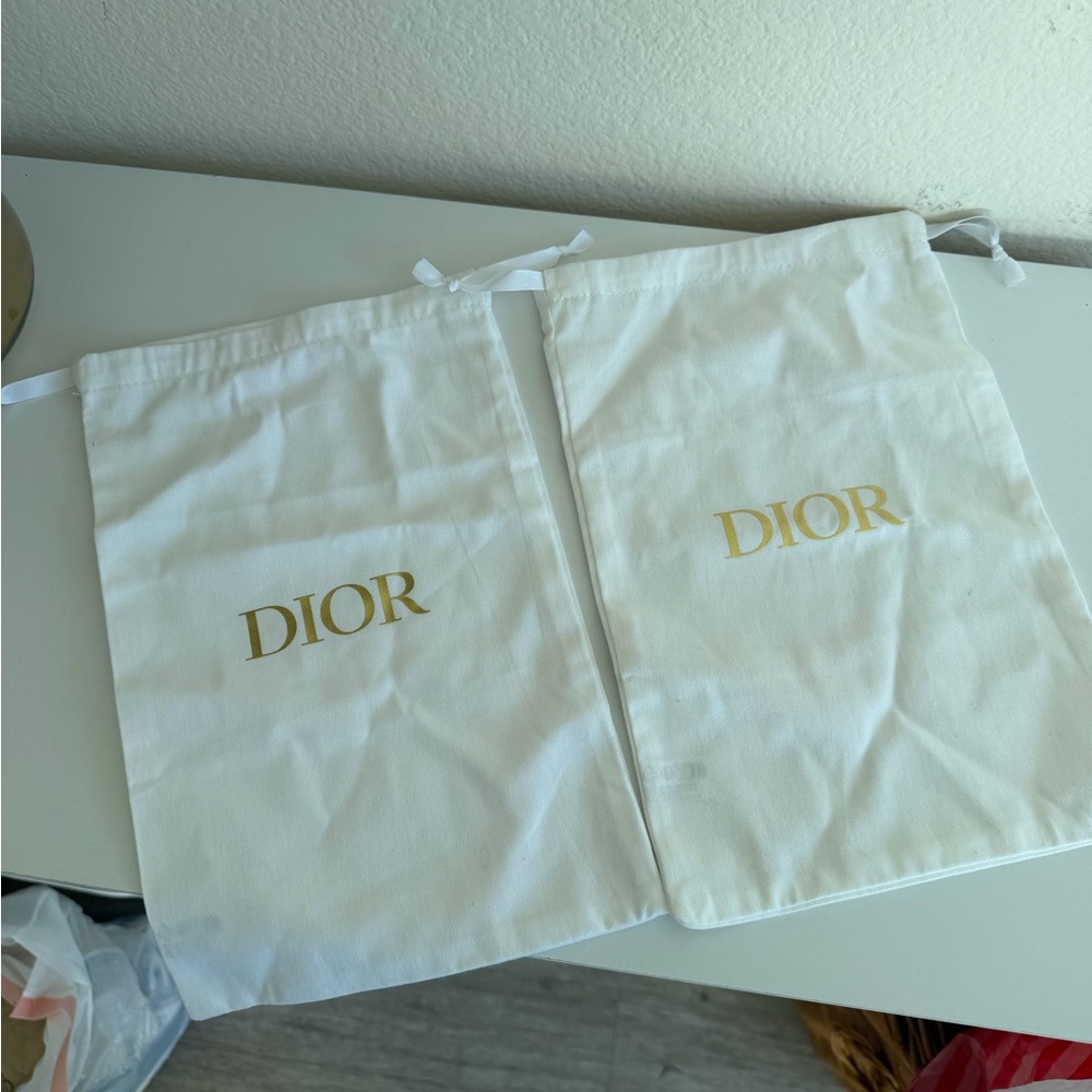 Dior Dust Bag for Shoes – New – Set of 2